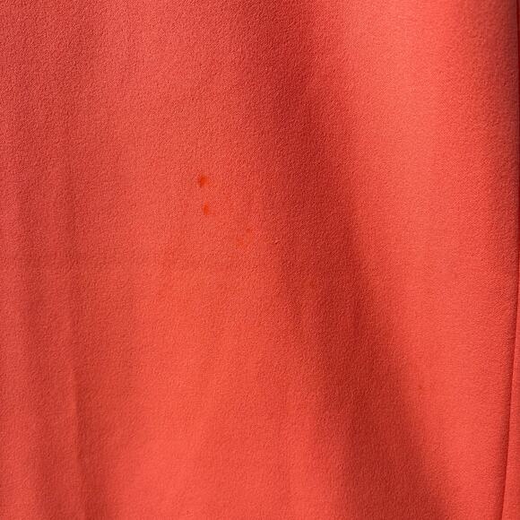 Solace London Dress One Shoulder Slit Open Back Petch Maxi Dress Orange Size 4 - Picture 8 of 10